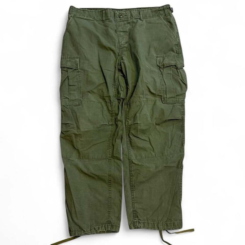 US Military Issue BDU Cargo Pants Large Regular Olive Drab Ripstop Utility
